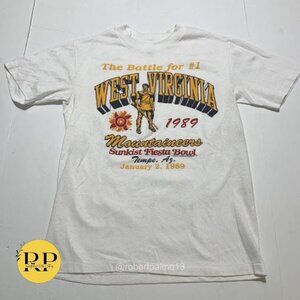 West Virginia Mountaineers 1989 Sunkist Fiesta Bowl sweatshirt shirt retro